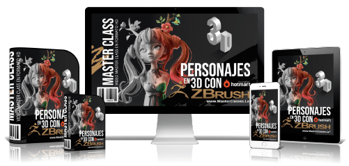 Personajes en 3D con ZBrush Curso Online