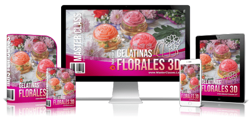 Gelatinas Florales 3D Curso Online