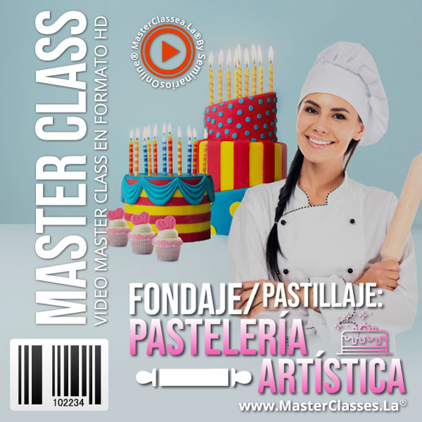 Pastelería Artística Fondaje y Pastillaje Curso Online