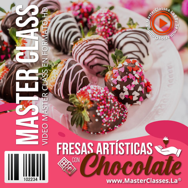 Fresas Artísticas Con Chocolate Curso Online