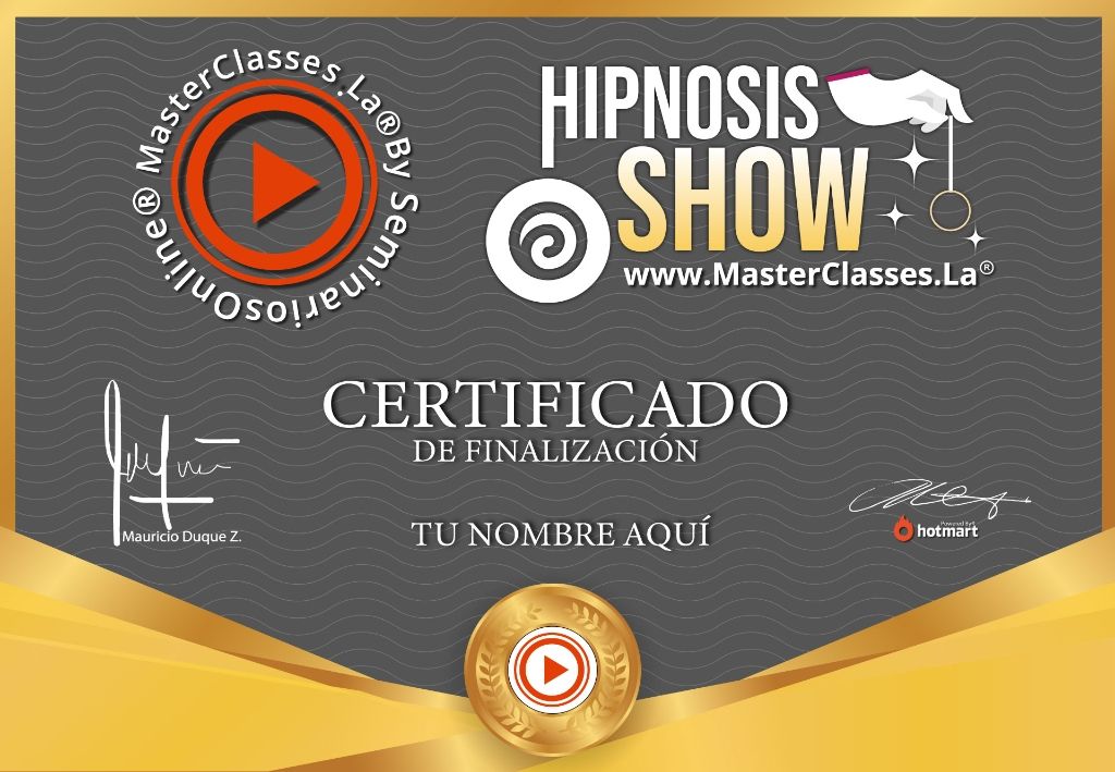 Aprende Hipnosis Para Show  Curso Online