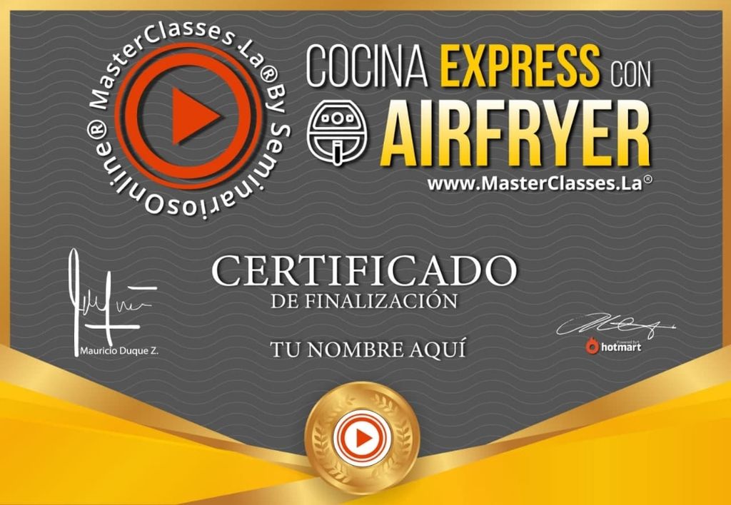 Cocina Express con Airfryer Curso Online