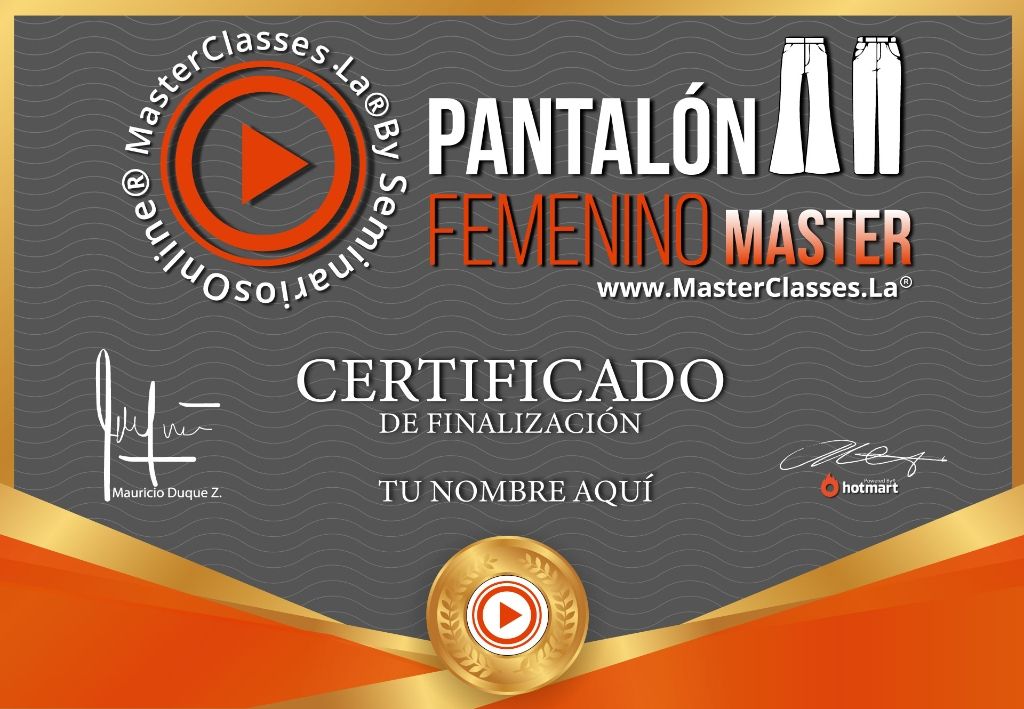 Pantalón Femenino Master Curso Online