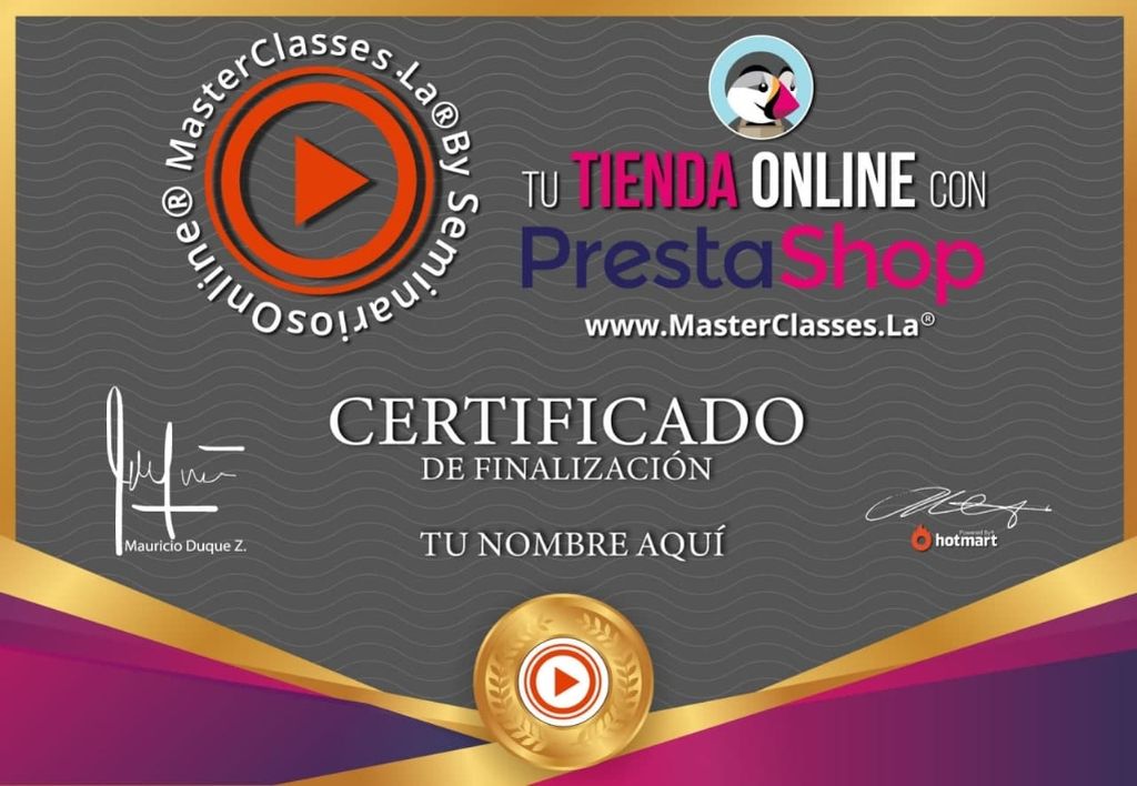 Tienda Online con Prestashop Curso Online