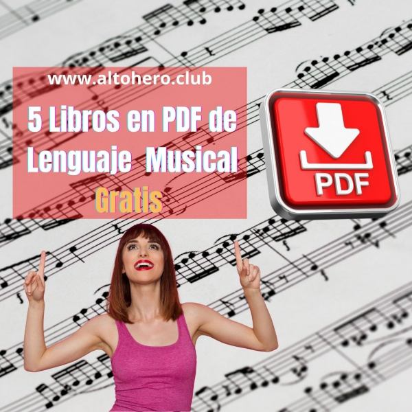 5 Libros de lenguaje musical Gratis