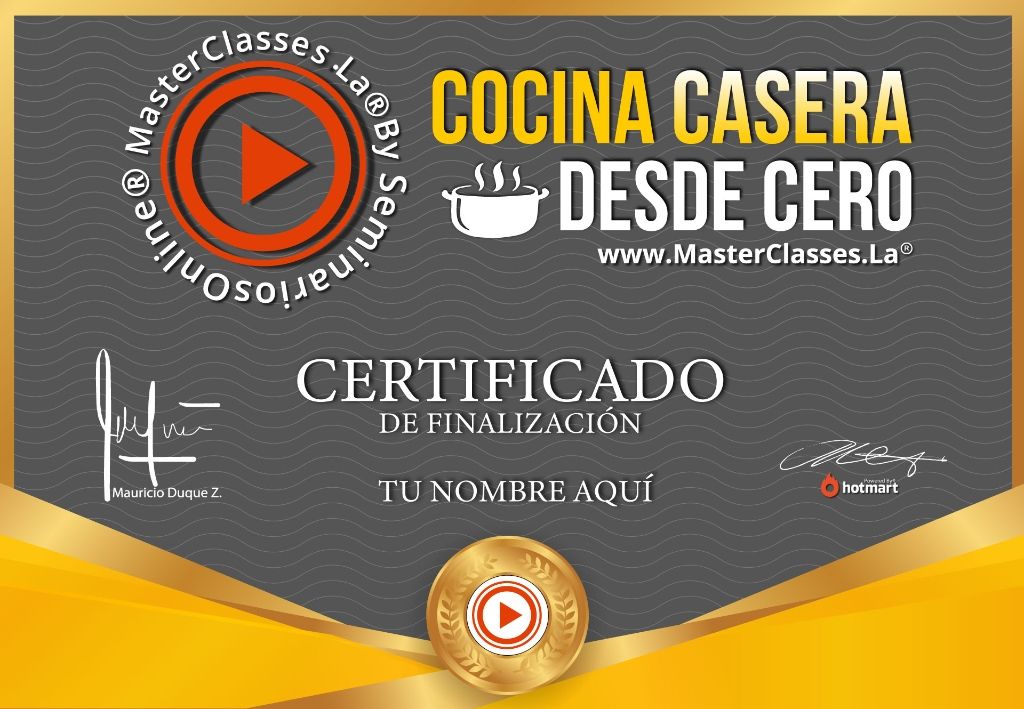 Cocina Casera desde Cero Curso Online