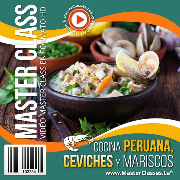Cocina Peruana, Ceviches y Mariscos Curso Online