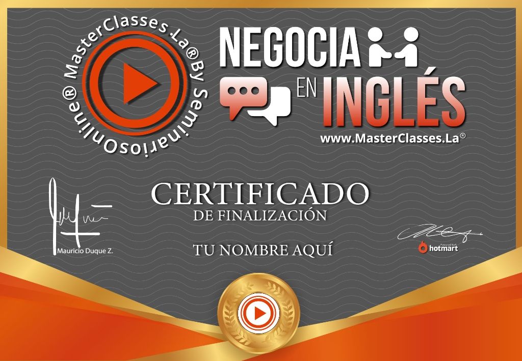Negociar en Inglés Curso Online