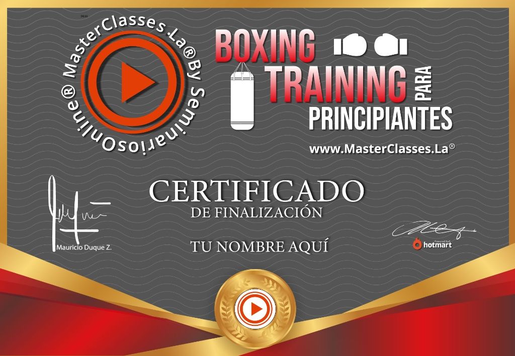 Boxing Training para Principiantes Curso Online