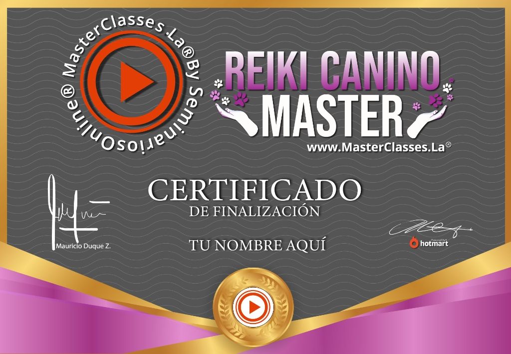 Reiki Canino Master Curso Online