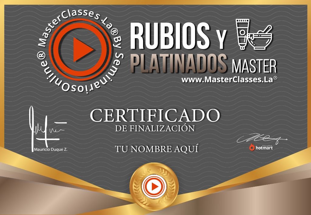 Rubios y Platinados Master Curso Online