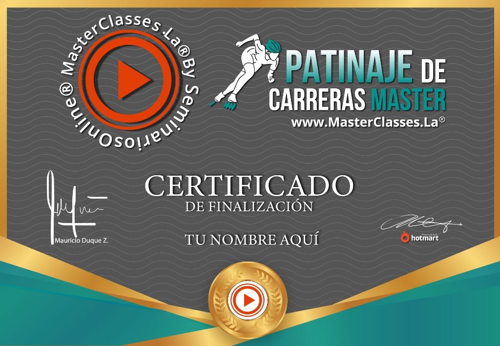 Patinaje de Carreras Master Curso Online