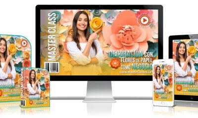 Decoración con Flores de Papel Curso Online