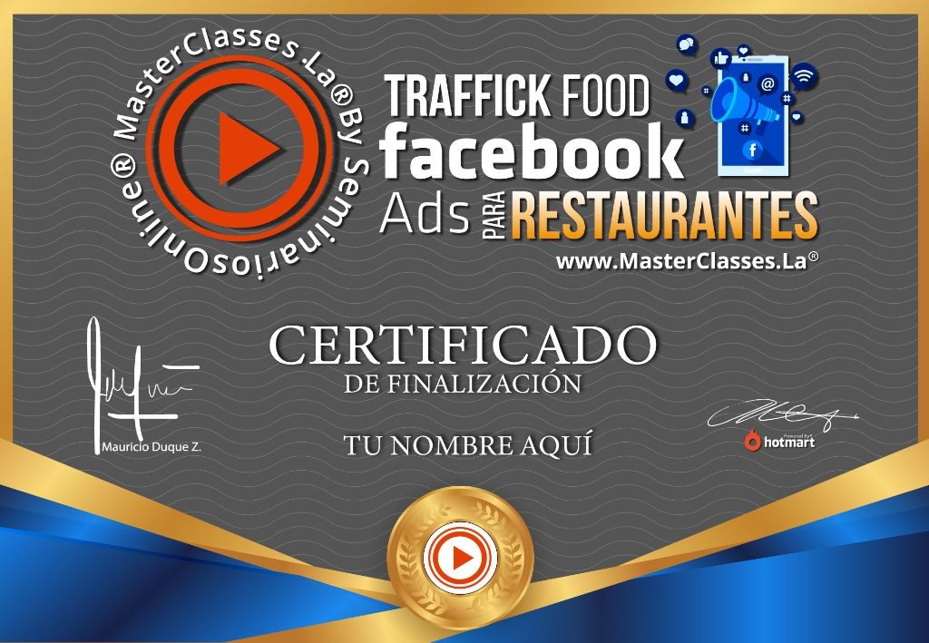 Facebook Ads para Restaurantes Curso Online