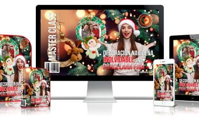 Decoración Navideña en Porcelana Fría Curso Online