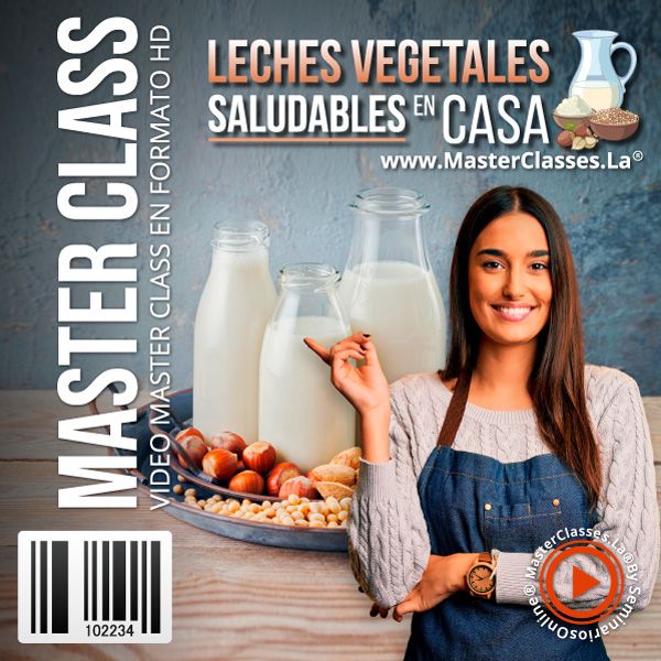 Leches Vegetales Saludables Curso Online