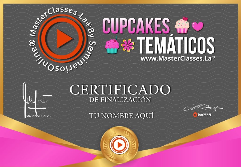 Hacer Cupcakes Temáticos Curso Online