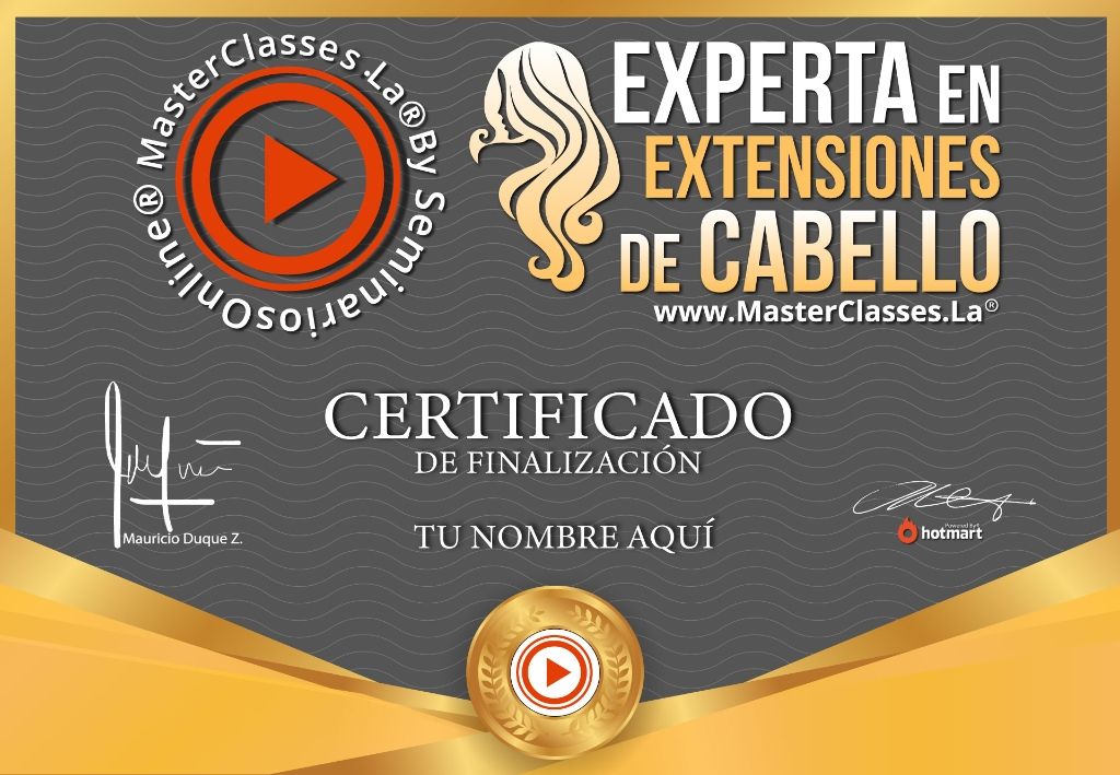 Experta en Extensiones de Cabello Curso Online