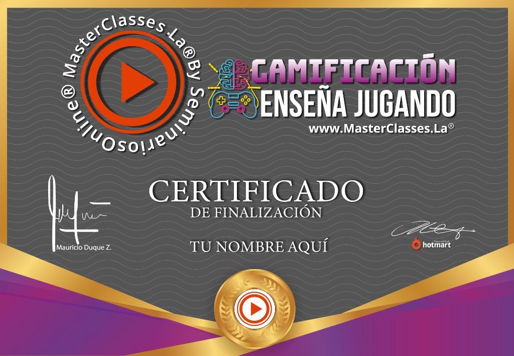 Gamificación Enseña Jugando Curso Online