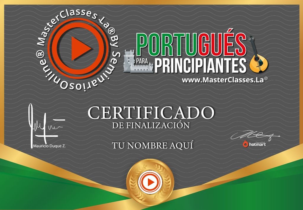 Aprende Portugués Para Principiantes Curso Online