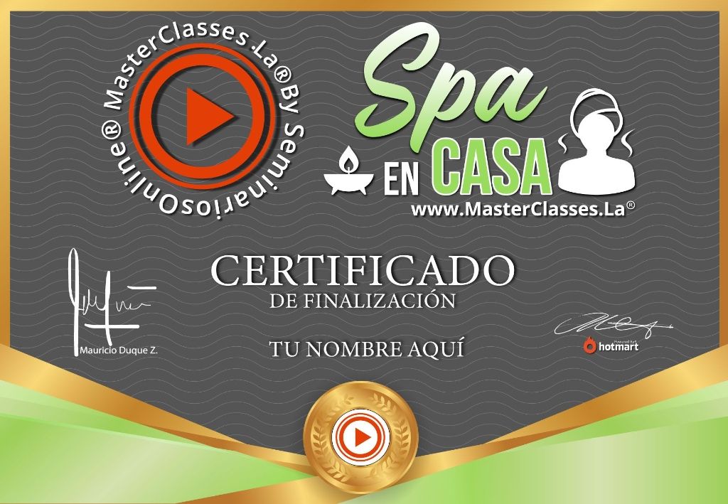 Spa en Casa Curso Online