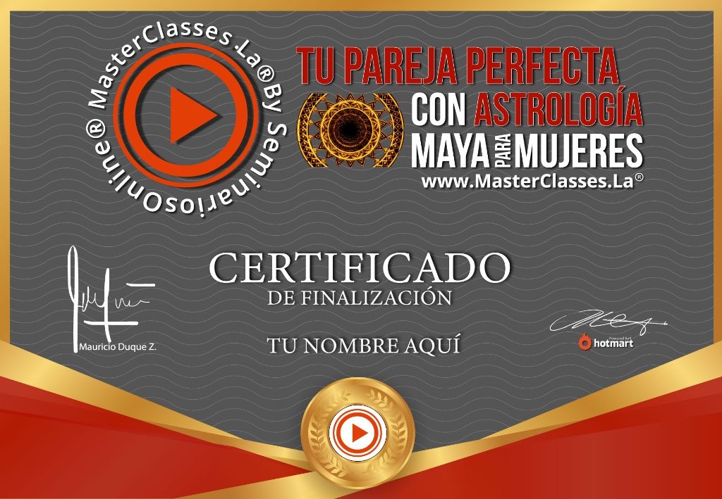 Pareja Perfecta con Astrología Maya Curso Online