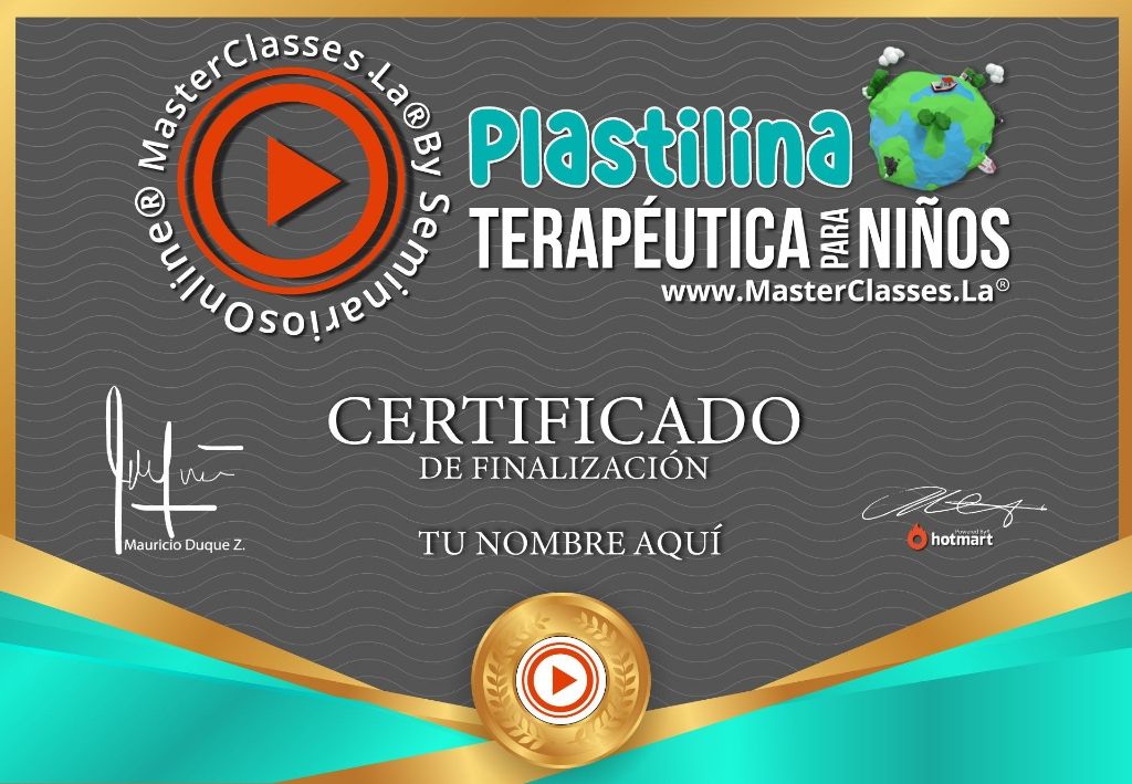 Plastilina Terapéutica para Niños Curso Online