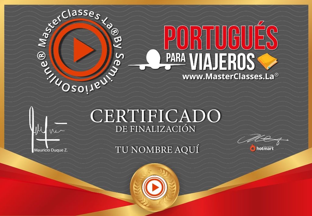 Portugués para Viajeros Curso Online