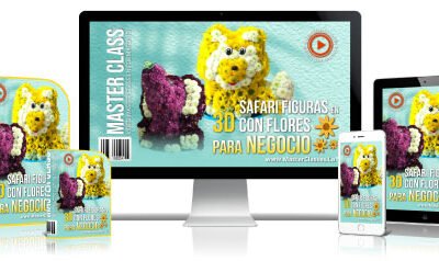 Figuras en 3D con Flores Curso Online