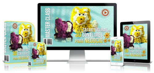 Figuras en 3D con Flores Curso Online