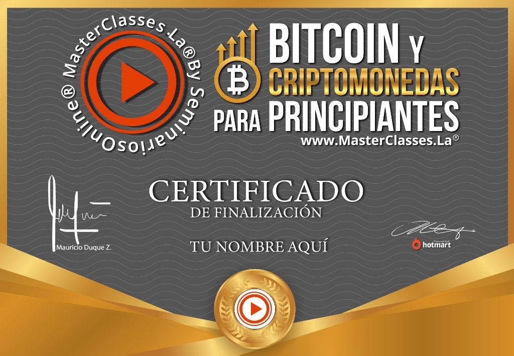 Bitcoin y Criptomonedas para Principiantes Curso Online