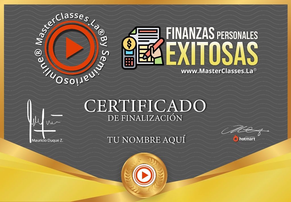 Finanzas Personales Exitosas Curso Online