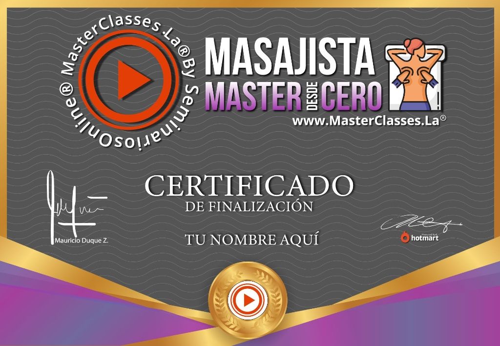 Programa de Masajista Desde Cero Curso Online