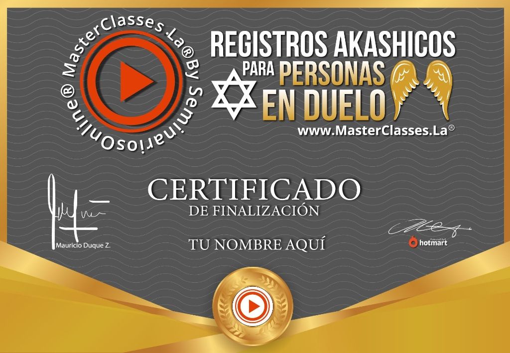 Registros Akashicos para Personas en DUELO Curso Online
