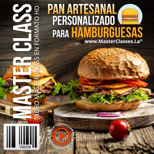 Pan Artesanal Personalizado para Hamburguesas Curso Online