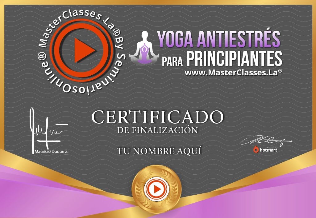 Yoga Antiestrés para Principiantes Curso Online