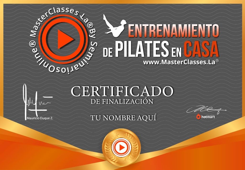 Entrenamiento de Pilates en Casa Curso Online
