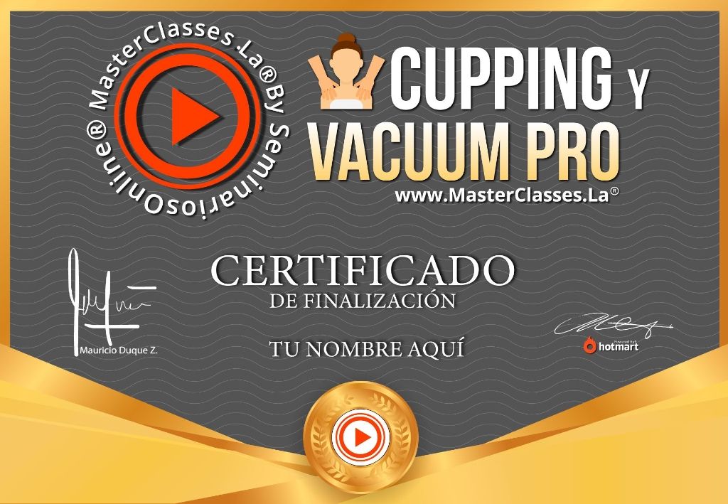 Aprender Técnicas Cupping y Vacuum Curso Online