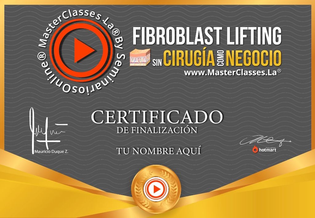 Aprender Fibroblast Lifting sin Cirugía Curso Online