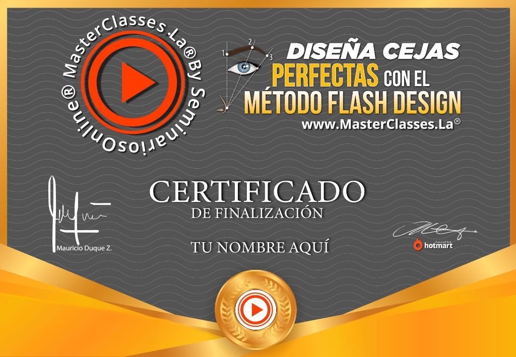 Cejas Perfectas con el Método Flash Design Curso Online