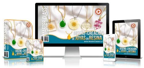 Diseño y Creación de Joyas en Resina Curso Online