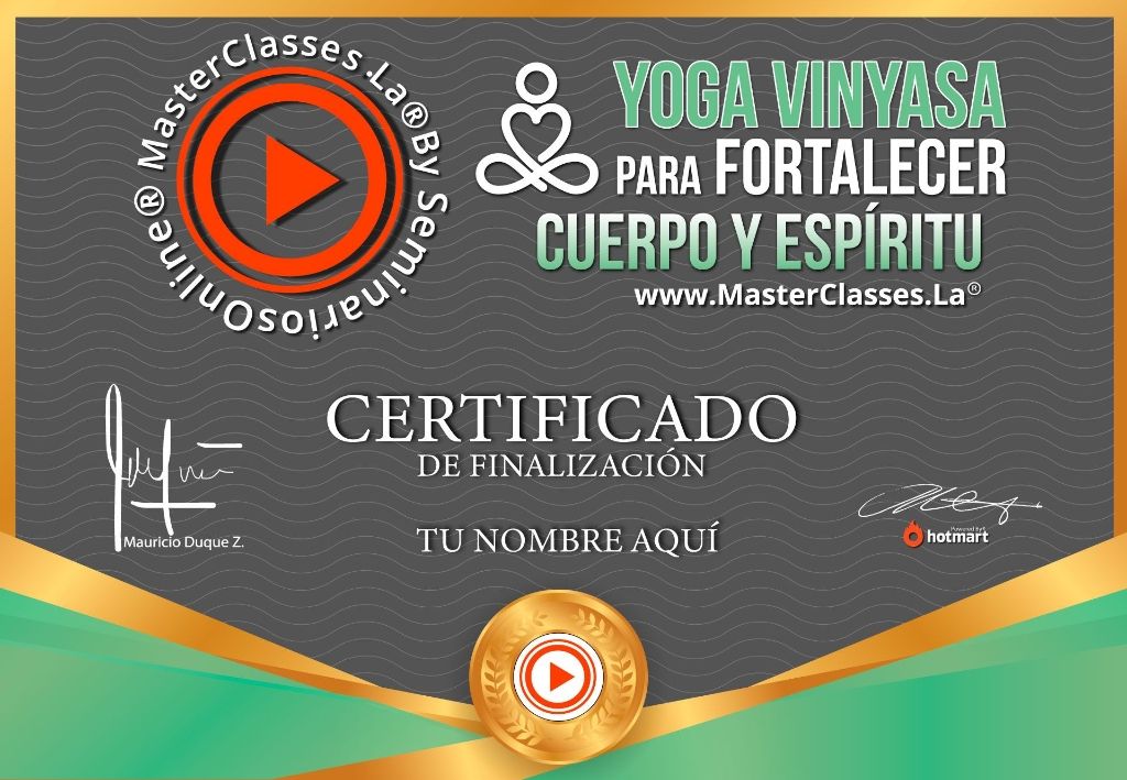 Yoga Vinyasa para Fortalecer Cuerpo y Espíritu Cursos Online