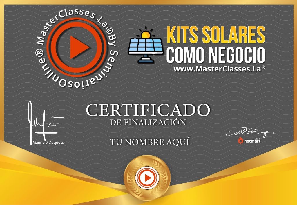 Instalación y Mantenimiento de Kits Solares Curso Online