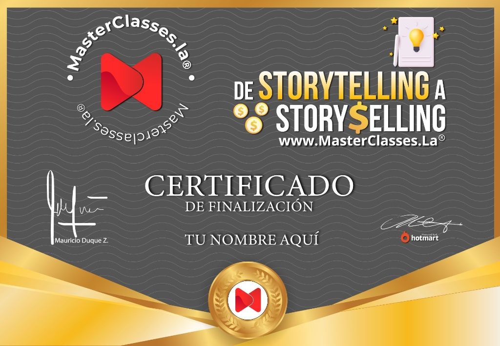 De Storytelling a Storyselling Curso Online
