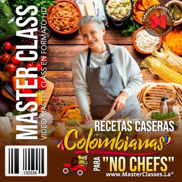 Recetas Caseras Colombianas para No CHEFs Curso Online