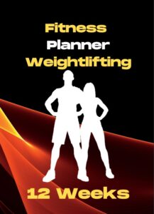 Planificador personal para Fitness y levantamiento de pesas