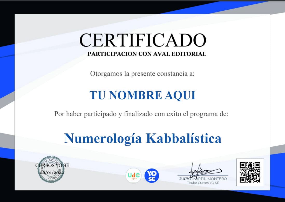 Técnica de Numerología Kabbalística Curso Online