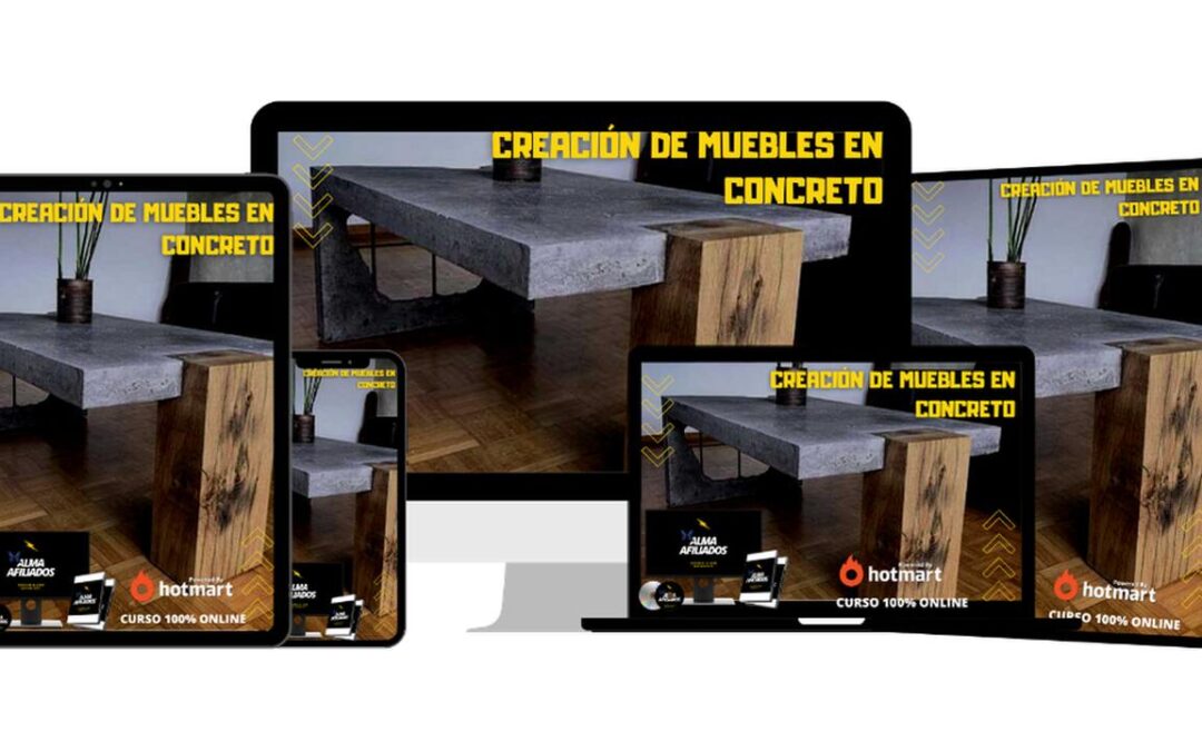 Creación de Muebles en Concreto Curso Online