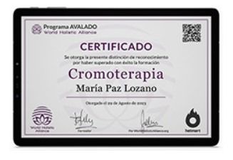 Certificación en Cromoterapia Curso Online